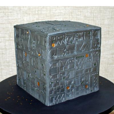 Borg Cube Wedding Cake