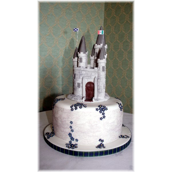 Castle Wedding Cake Design