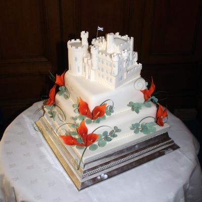 Dalhousie Castle Wedding Cake