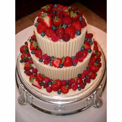 Summer Fruits Wedding Cake