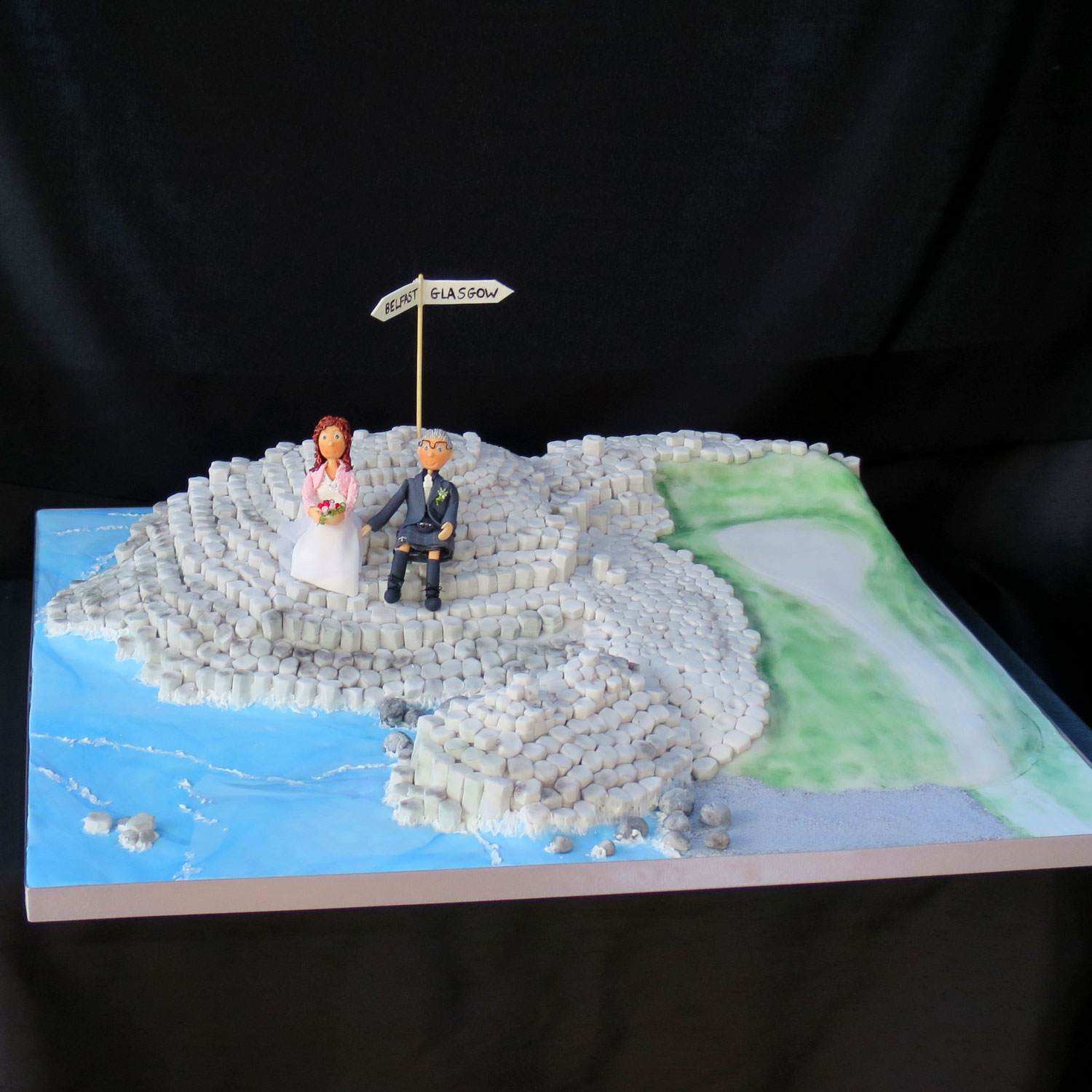 Giant's Causeway Weddding Cake