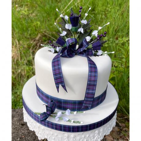 Gretna Romance Wedding Cake