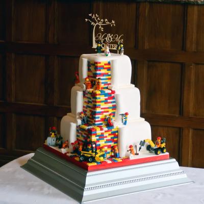 Lego Reveal Cake