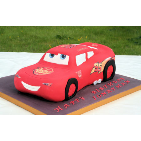 Lightening McQueen Birthday Cake