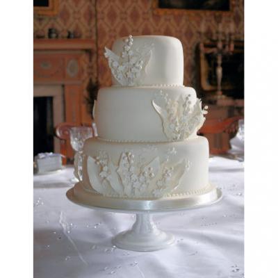 Lily-of-the-Valley Wedding Cake