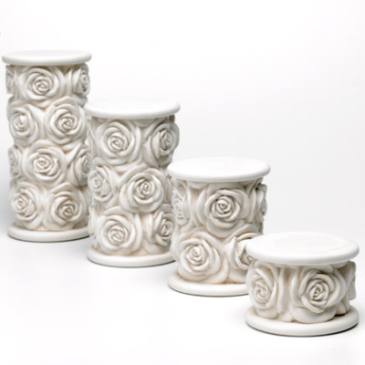 Jennifer Rose Plaster Pillars