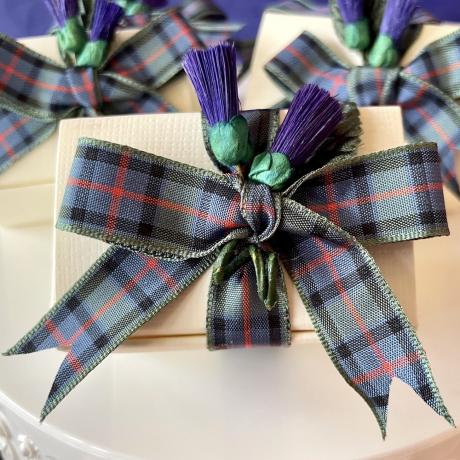 Flower of Scotland Wedding Favours 