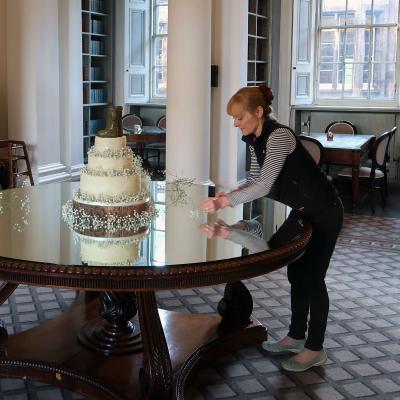 We deliver and set-up all our cake at your venue