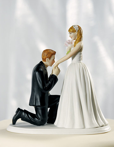 A Cinderella Moment Wedding Cake Topper