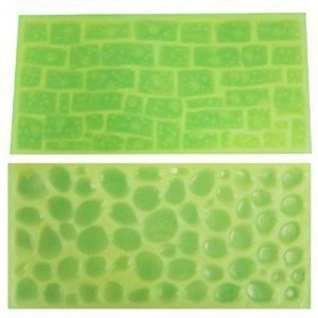 Cobblestone and Wall Impression Mats