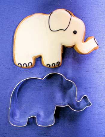 Cookies made use the Elephant Cookie Cutter