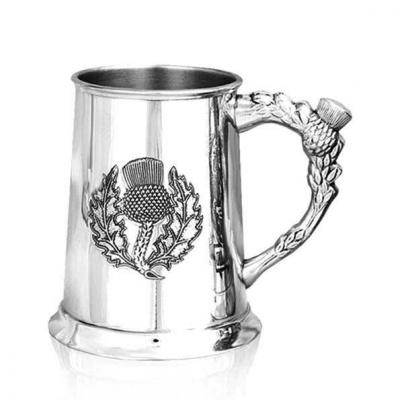 Embossed Thistle Tankard