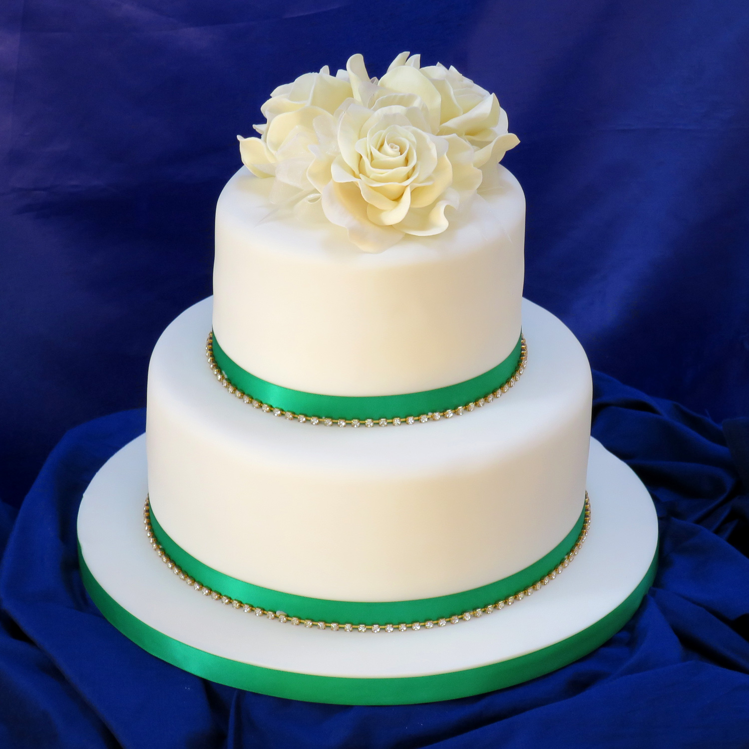 Giant Ivory Rose Cake Topper