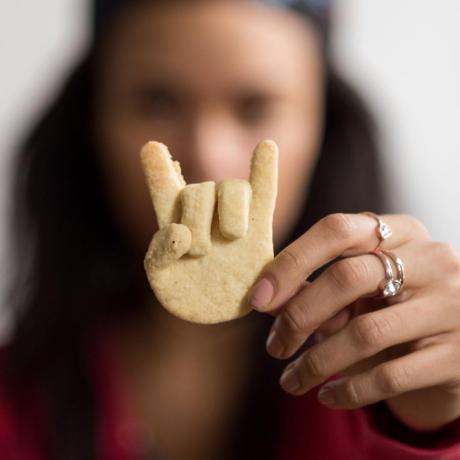 Hand Shaped Cookie