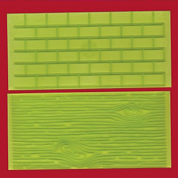 Tree Bark and Brick Wall Impression Pads