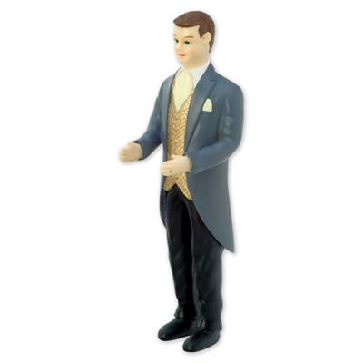 Groom in Tails Cake Topper