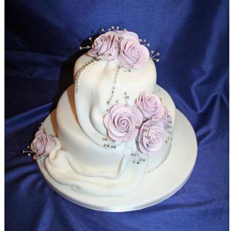 Lilac Diamante Drape