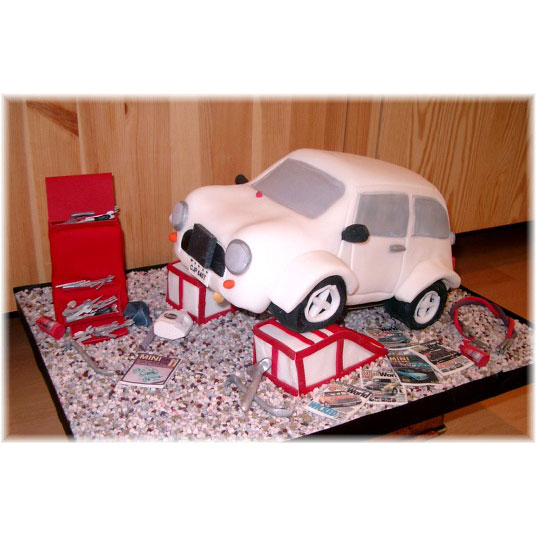 Mini Cooper Birthday Cake