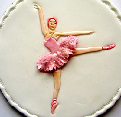 Patchwork Ballerina Cake Design