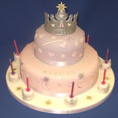 Crown Celebration Cake made with Patchwork Cutters