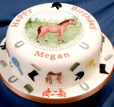 Cake made with Horse Set Cutters