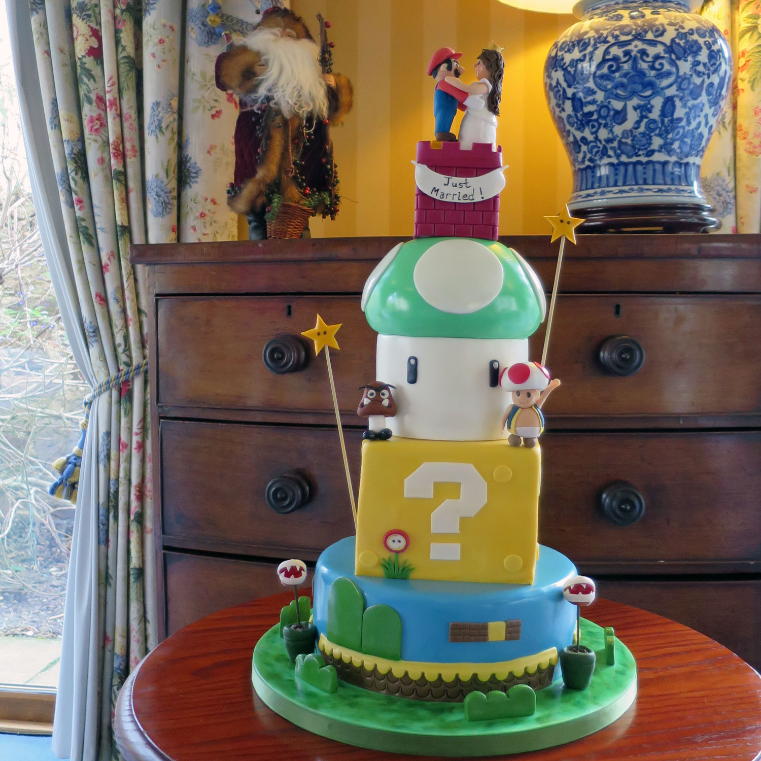 Super Mario Wedding Cake